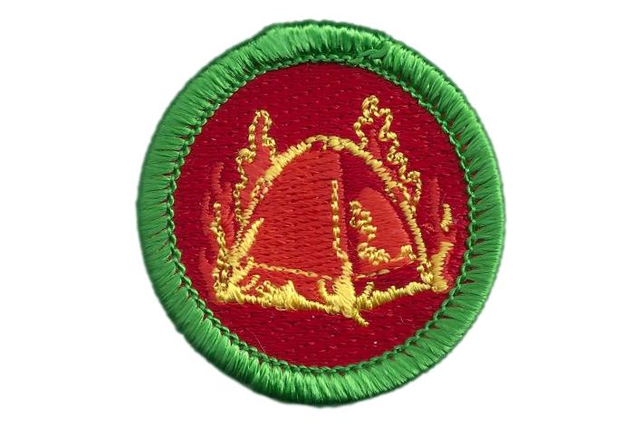 Tent Burning Merit Badge