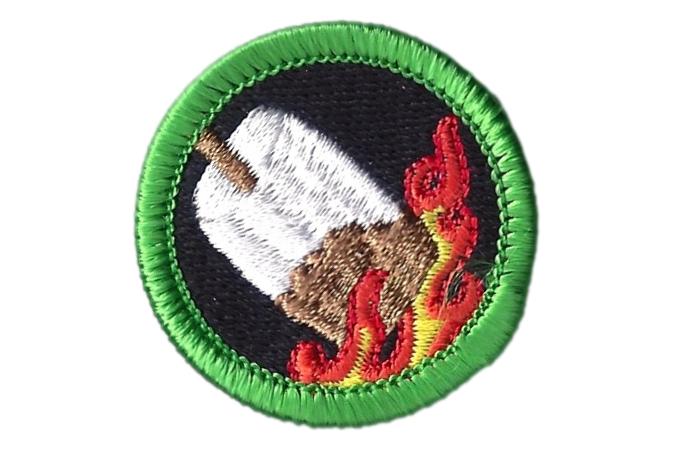 Marshmallow Roasting Merit Badge