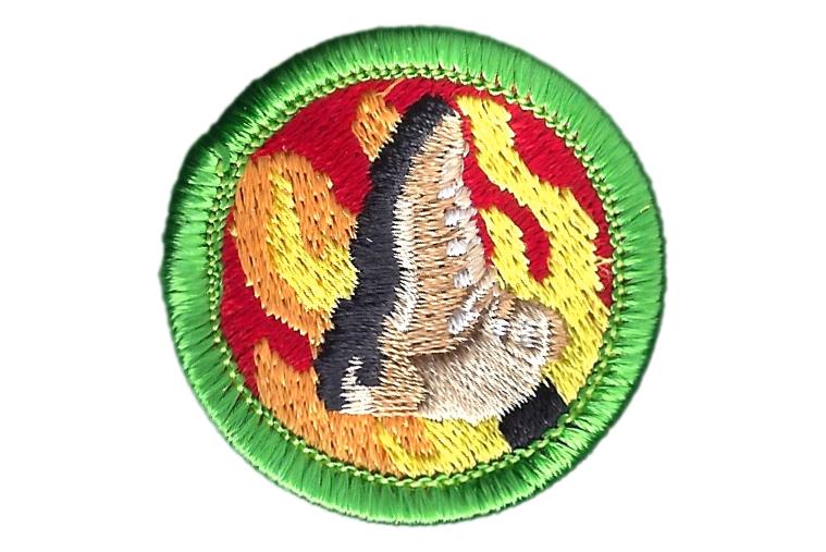 Boot Burning Merit Badge