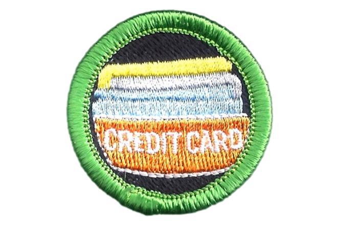 Credit Card Addiction Merit Badge