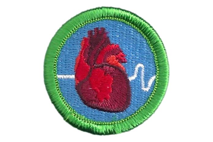 Heart Attack Merit Badge