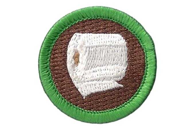 Toilet Paper Merit Badge